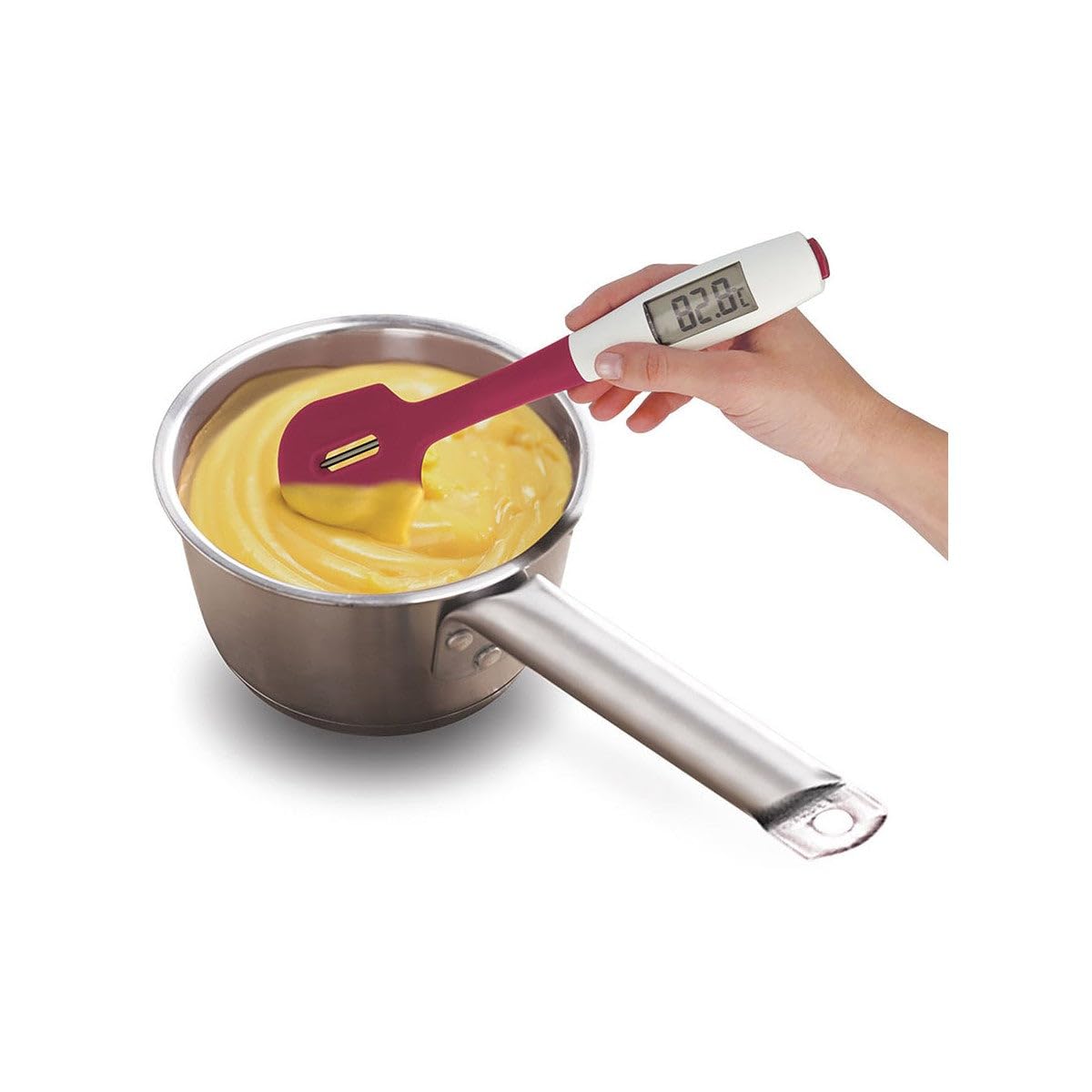 spatule-thermom-tre-metaltex-dolceforno-2-en-1 image 2