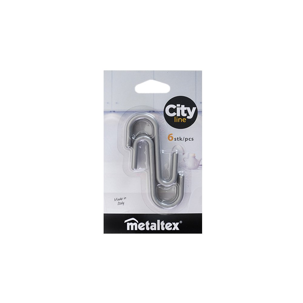 metaltex-city-line-crochets-muraux-avec-rev-tement-polytherme-gel-5-x-7-cm-gris image 3