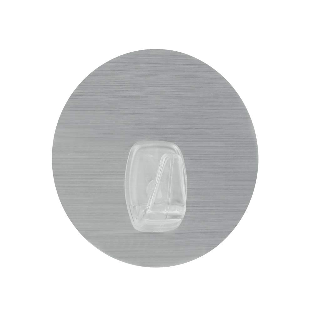 metaltex-294802-crochet-statique-u-fix-sans-colle-ni-vis-argent-8-5-cm image 1