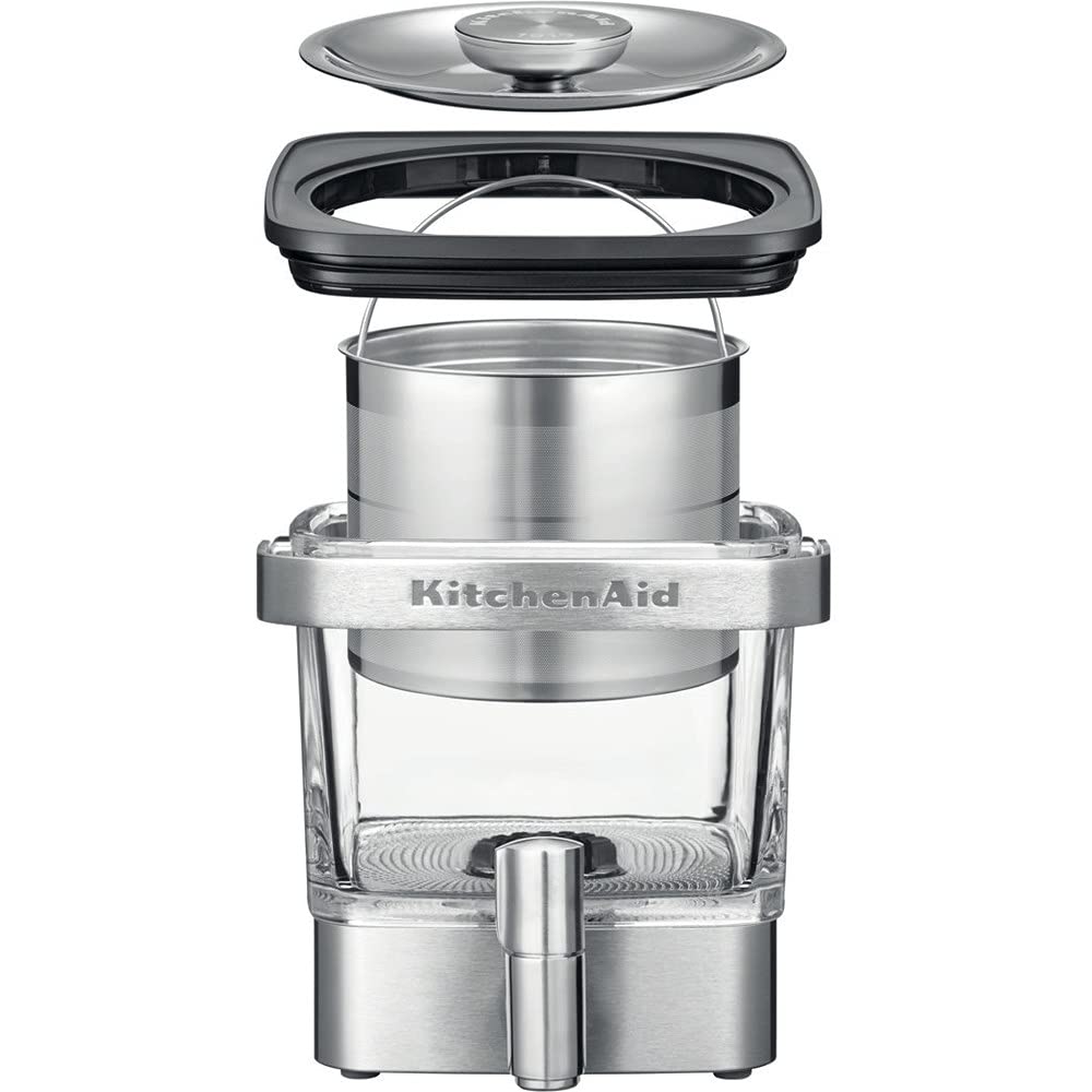 kitchenaid-5kcm4212sx-cafeti-re-cold-brew-acier-inoxydable-argent image 1