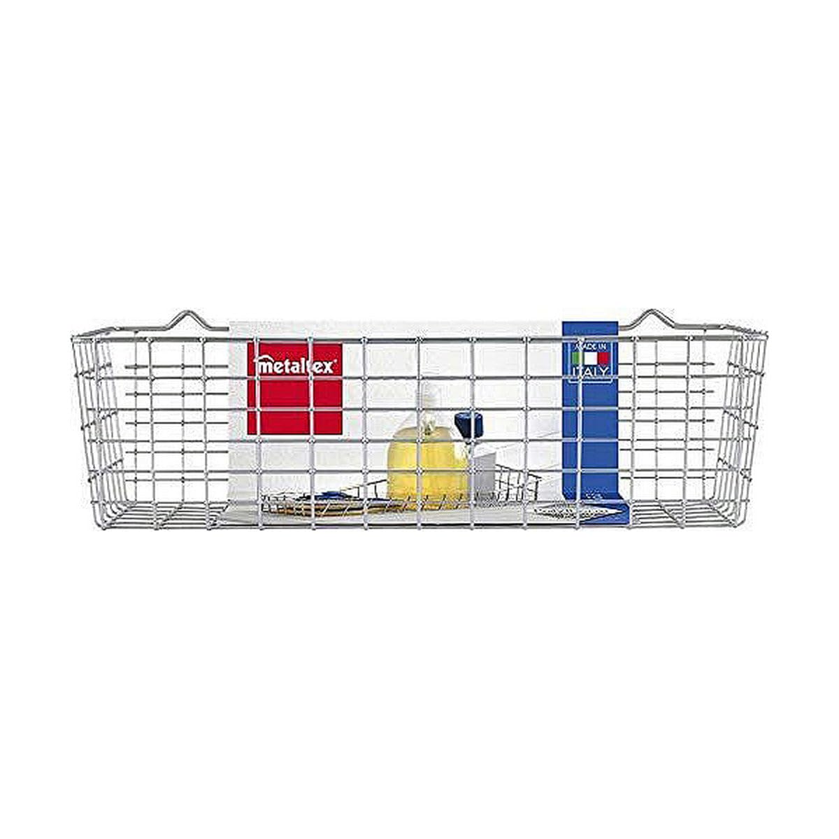 metaltex-koala-panier-poser-tout-usage-avec-roulettes-33-x-12-x-9-cm-m-tal-blanc image 3