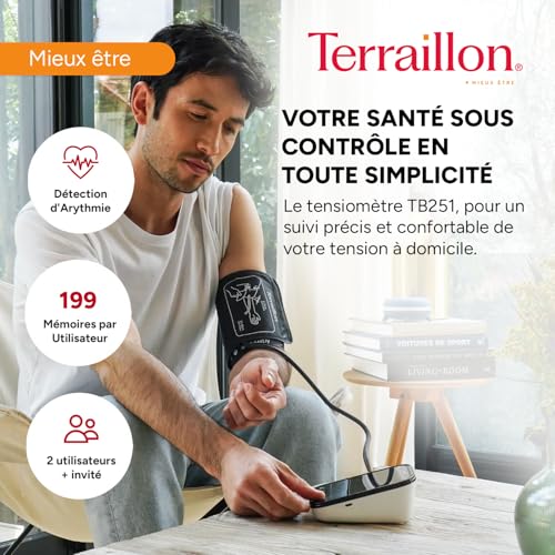 terraillon-tensiom-tre-bras-tensio-bras-tb251-classe-iia-grand-cran-led-brassard image 7