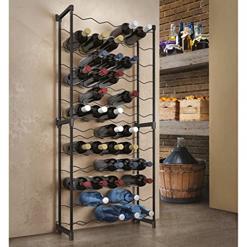 metaltex-casier-bouteilles-chianti-30-bouteilles-noir-dimensions-50x27x61-cm-d-m image 7