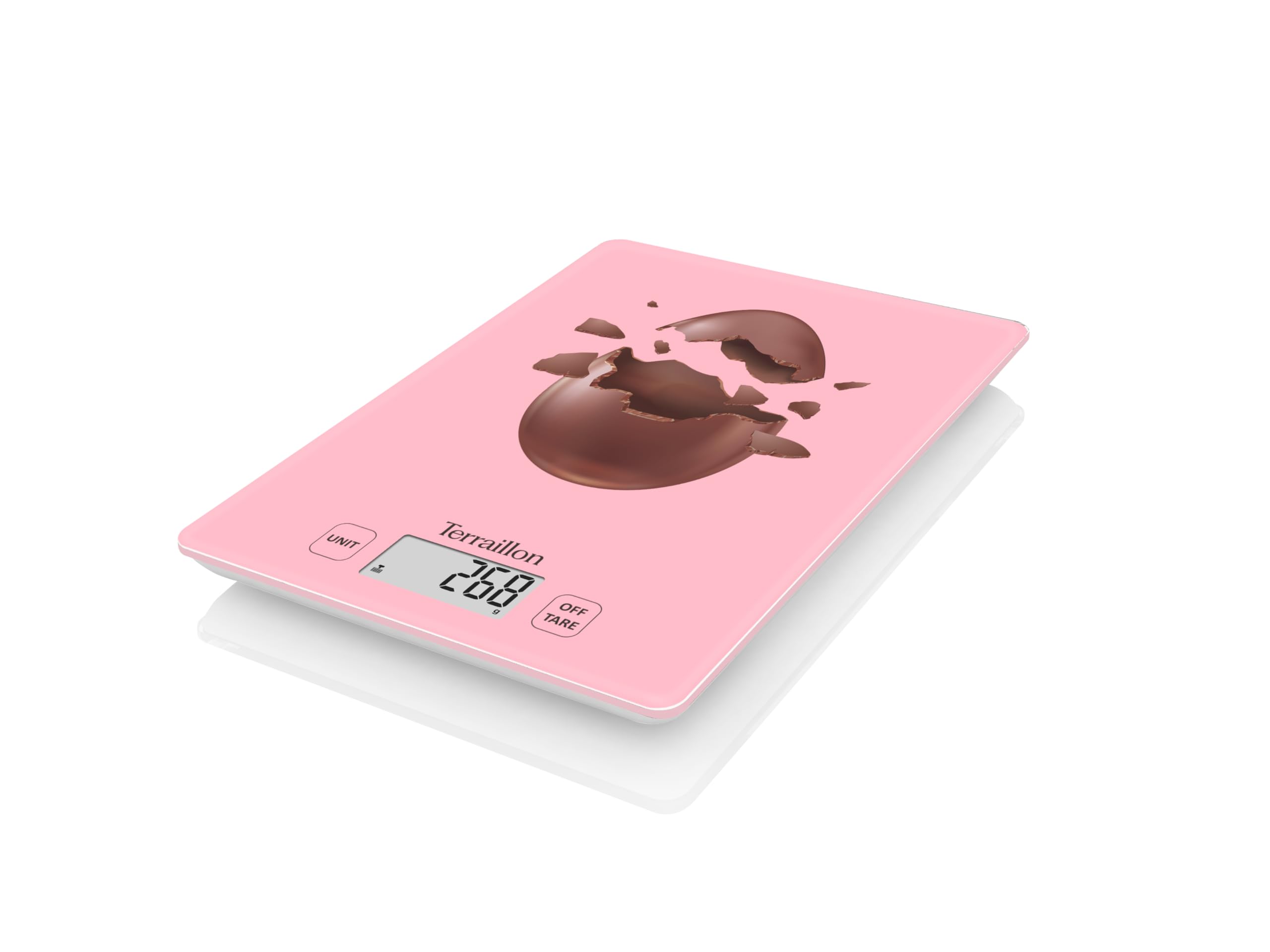 terraillon-first-chocolat-egg-balance-de-cuisine-3-kg-plateau-verre image 2