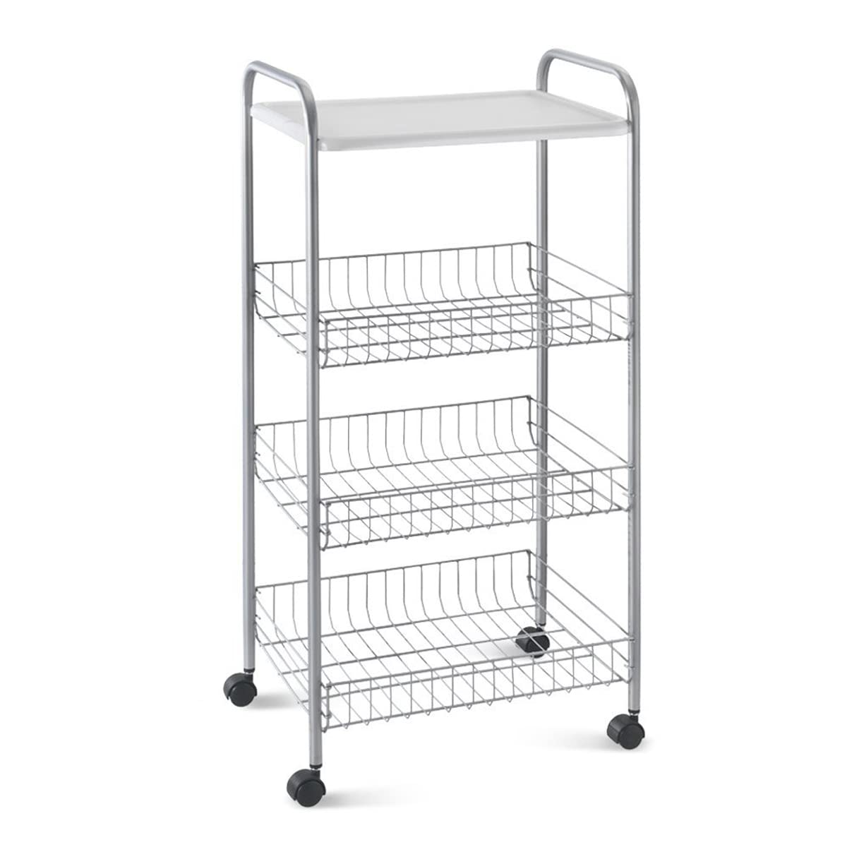 metaltex-343503-resserre-d-montable-3-paniers-atlanta-acier-inoxydable-39x30x84- image 1