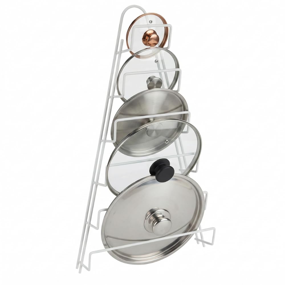 metaltex-mango-porte-couvercles-mural-suspendre-6-places-23-x-7-x-42-cm-gris image 5