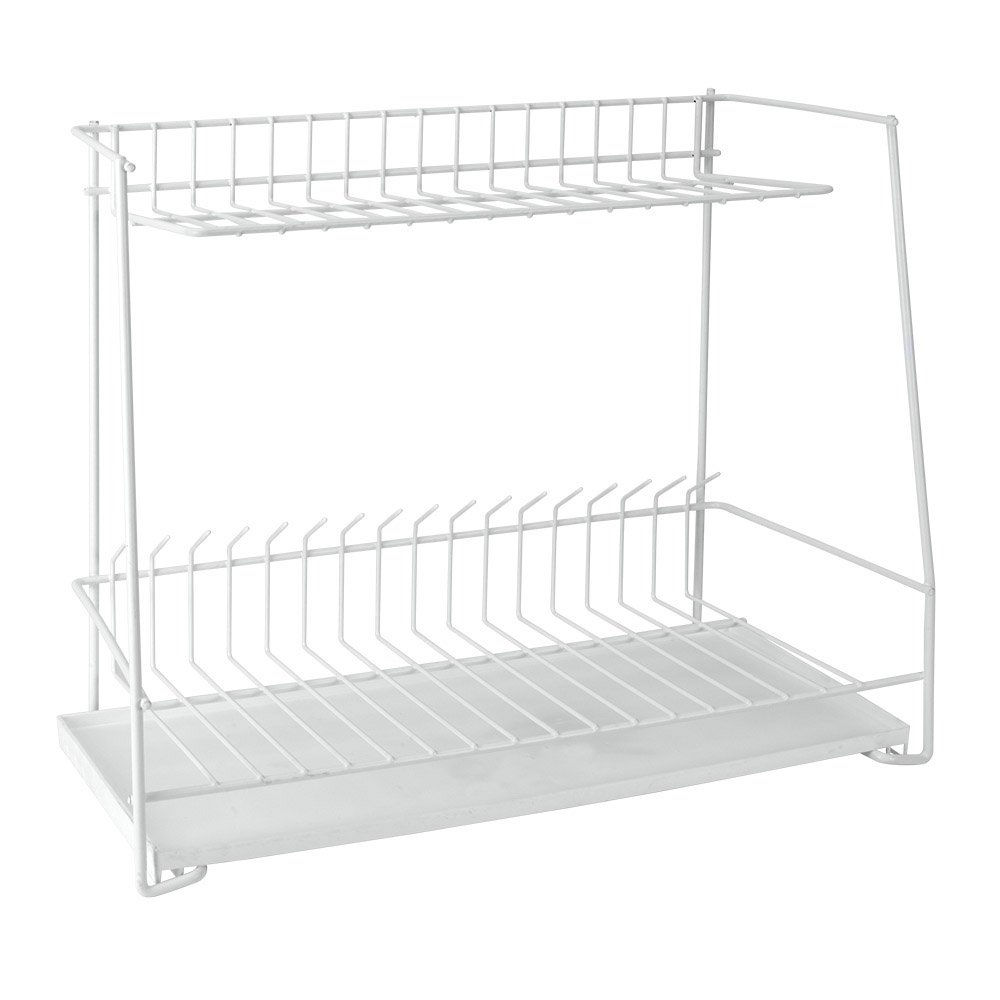 metaltex-gouttoir-2-niveaux-lagon-blanc-44-x-22-x-36-cm image 2