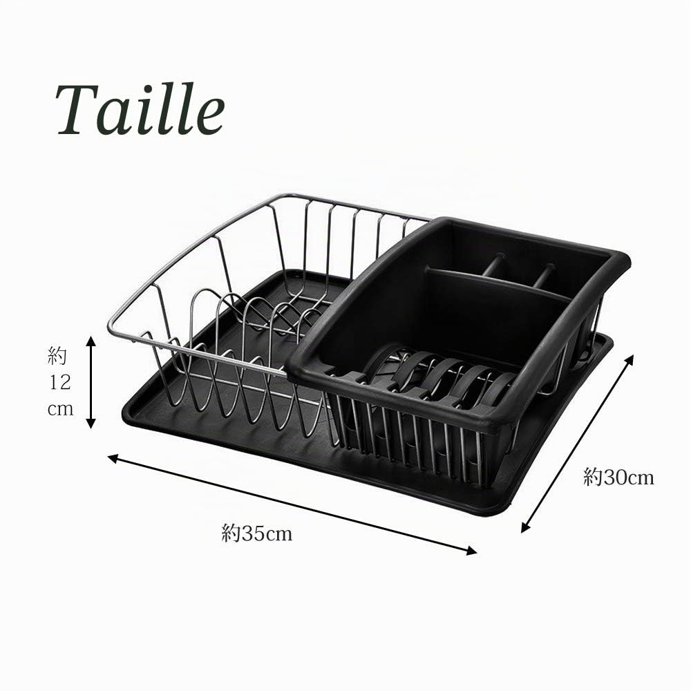 metaltex-aquatex-plus-gouttoir-avec-bac-de-rangement-et-plateau-35-x-30-x-12-cm- image 5