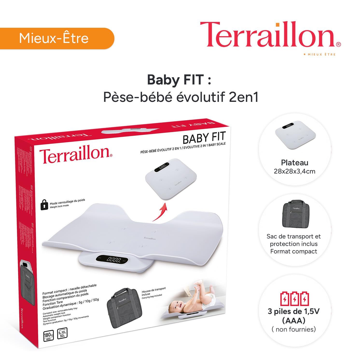 terraillon-baby-fit-p-se-b-b-2-en-1-avec-nacelle-d-tachable-blanc image 6