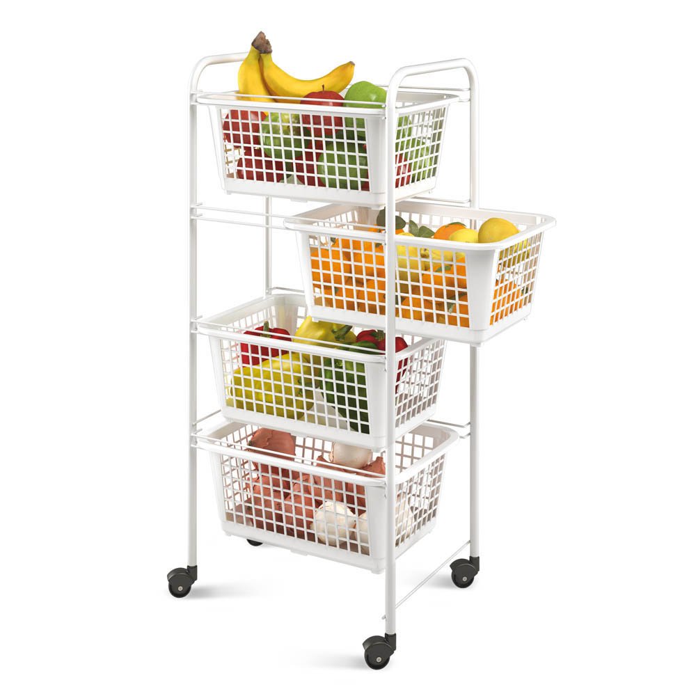 metaltex-san-diego-chariot-de-rangement-roulettes-3-paniers-amovibles-blanc image 8