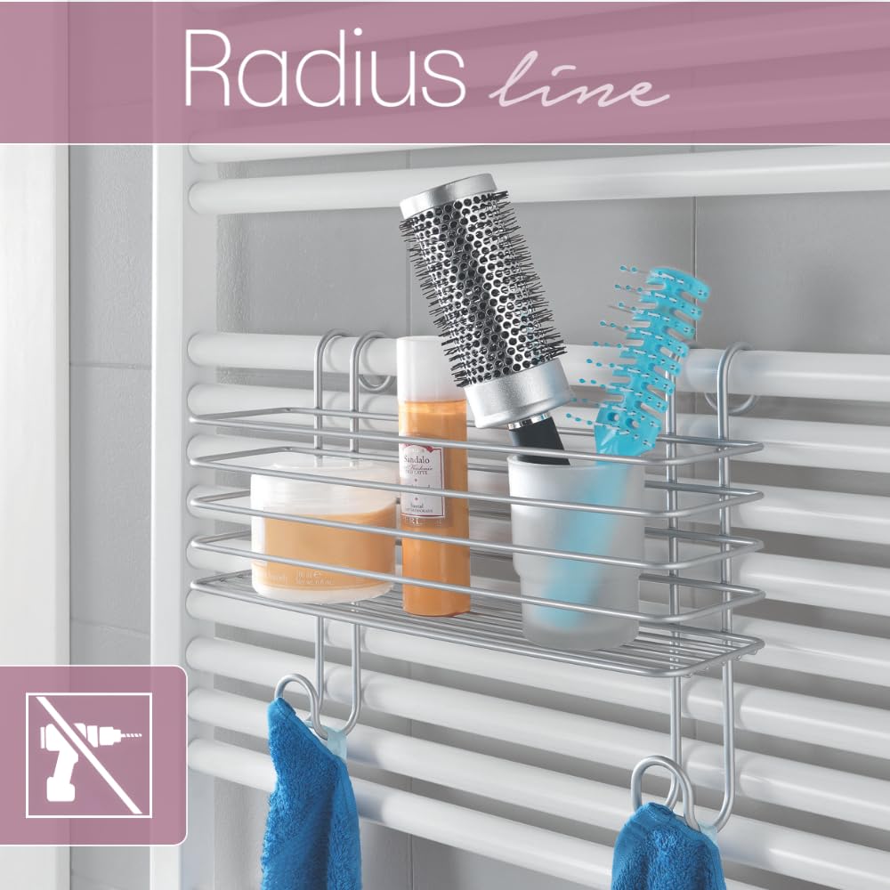 tag-re-de-douche-suspendue-metaltex-radius-avec-2-crochets-rev-tement-polytherm- image 4