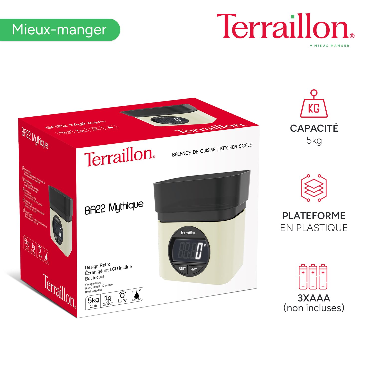 terraillon-balance-de-cuisine-lectronique-mythique-ba22-bol-int-gr-0-7l-cran-lcd image 6