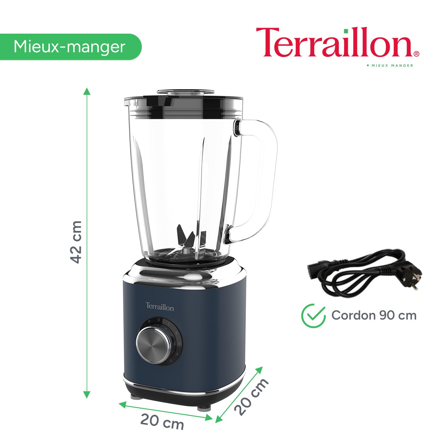terraillon-new-moon-blender-1-75-l-600-w-bol-en-verre-5-vitesses image 5