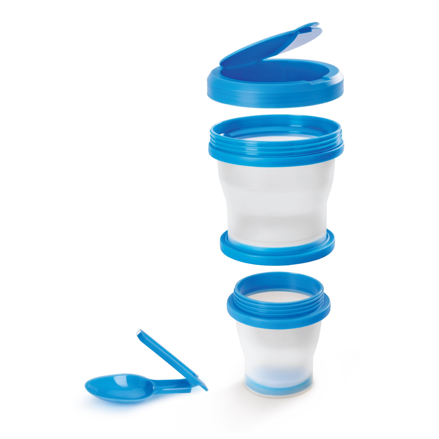 metaltex-snack-go-lunch-box-ronde-pliable-en-silicone-avec-2-compartiments-et-ra image 5