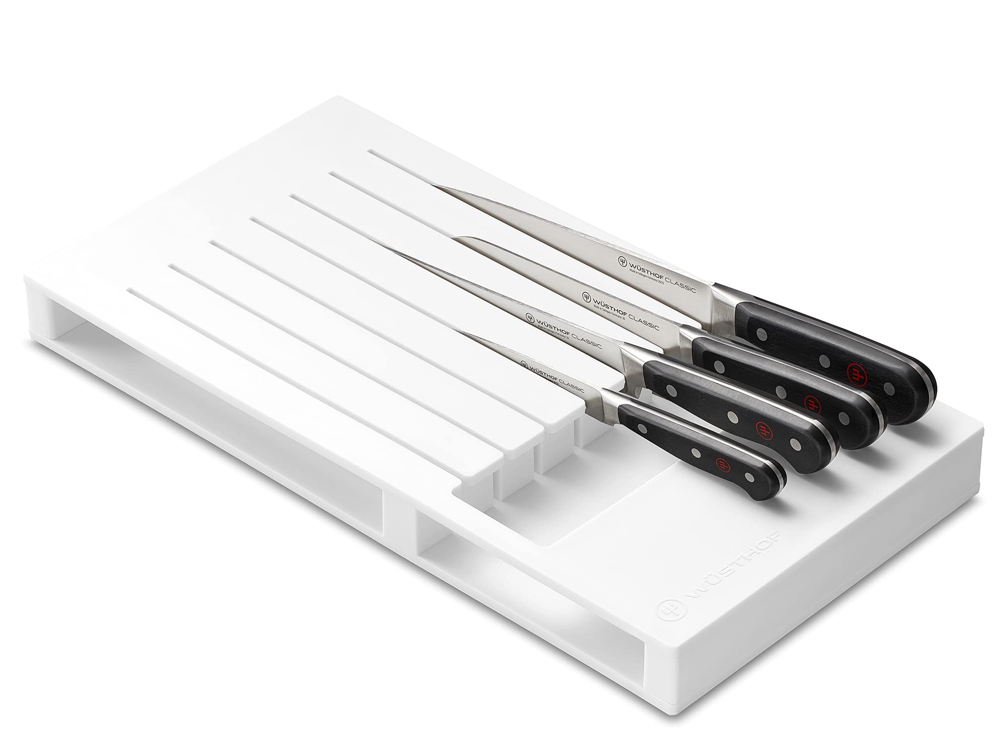w-sthof-porte-couteaux-de-tiroir-plastique-blanc-pour-7-couteaux-43-x-22-2-x-4-4 image 2