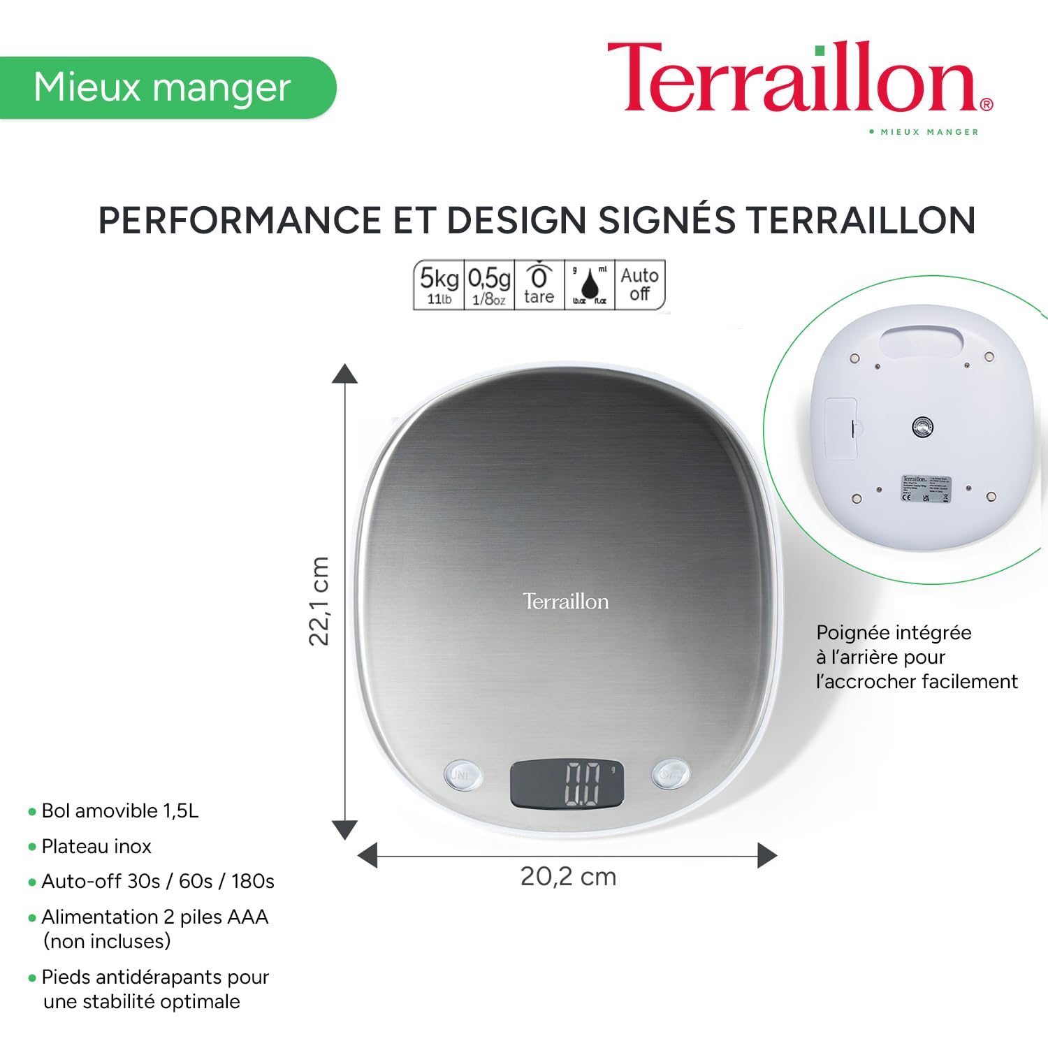 terraillon-macaron-glac-e-bol-balance-de-cuisine-lectronique-inox-avec-bol-1-5-l image 6