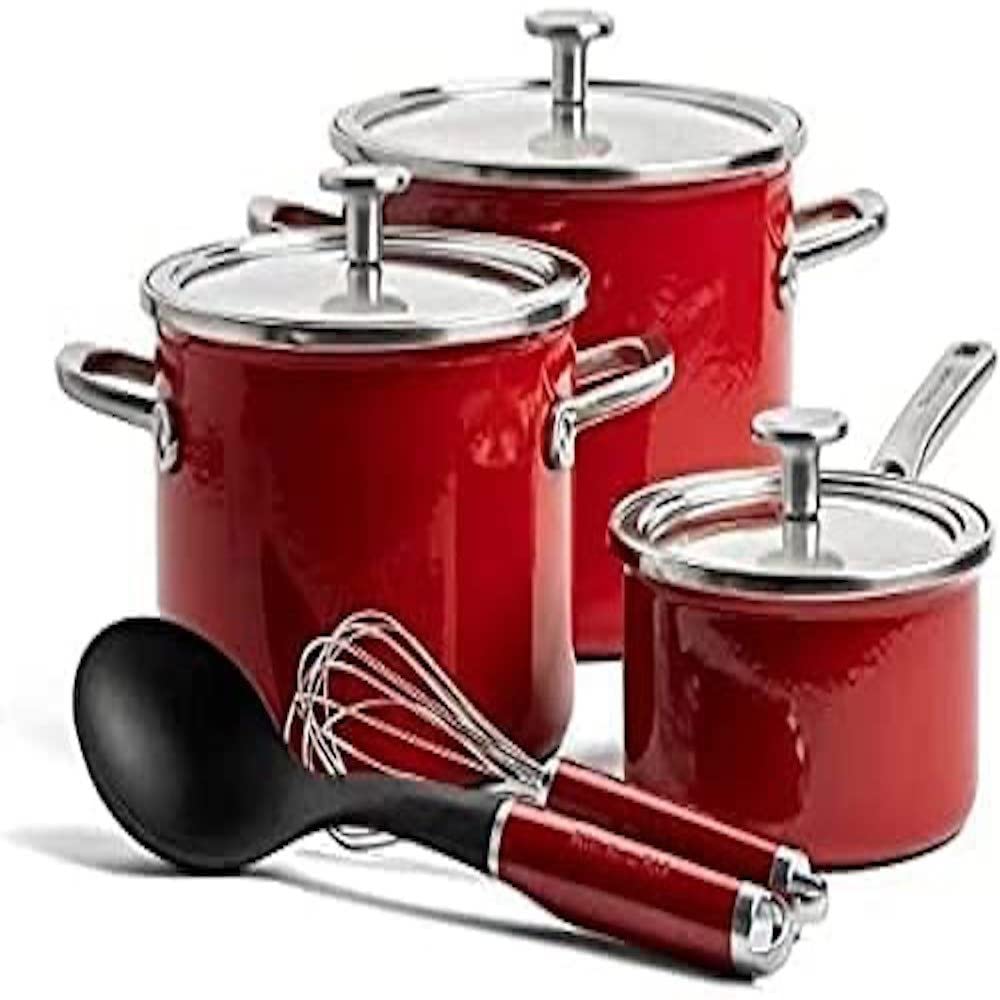 kitchenaid-steel-core-enamel-casserole-cocotte-20-cm-avec-couvercle-3-7-l-cr-me- image 7