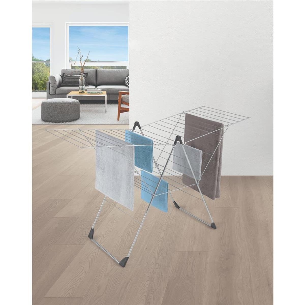 metaltex-vento-s-choir-sur-pied-pliable-30-m-tres-d-tendage-finition-chrome image 3