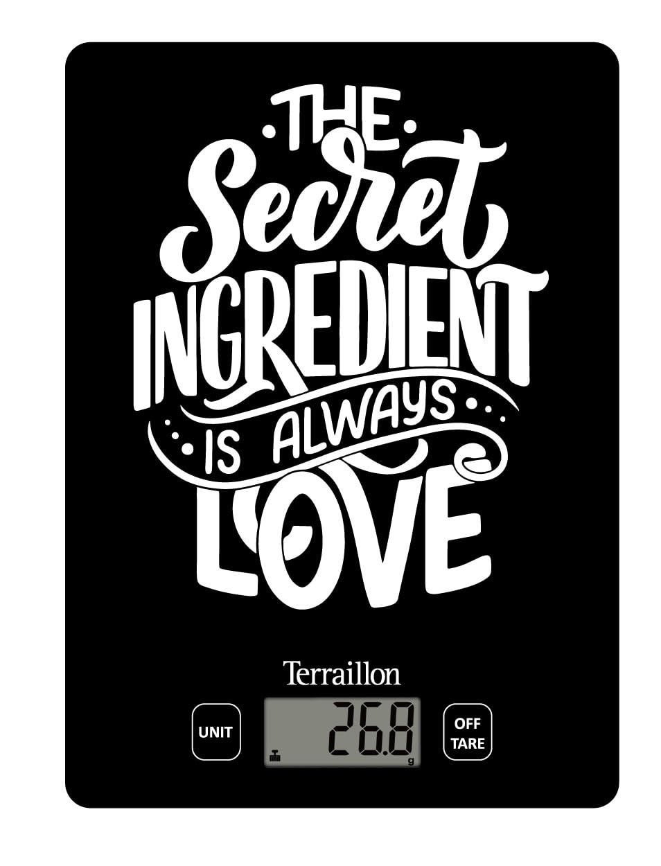 terraillon-first-secret-balance-de-cuisine-lectronique-plateau-verre-3kg-1g-ultr image 1