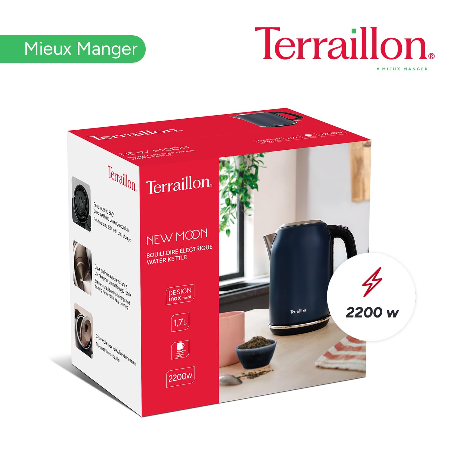 terraillon-new-moon-bouilloire-lectrique-1-7-l-2200-w-inox-peint-bleu image 6
