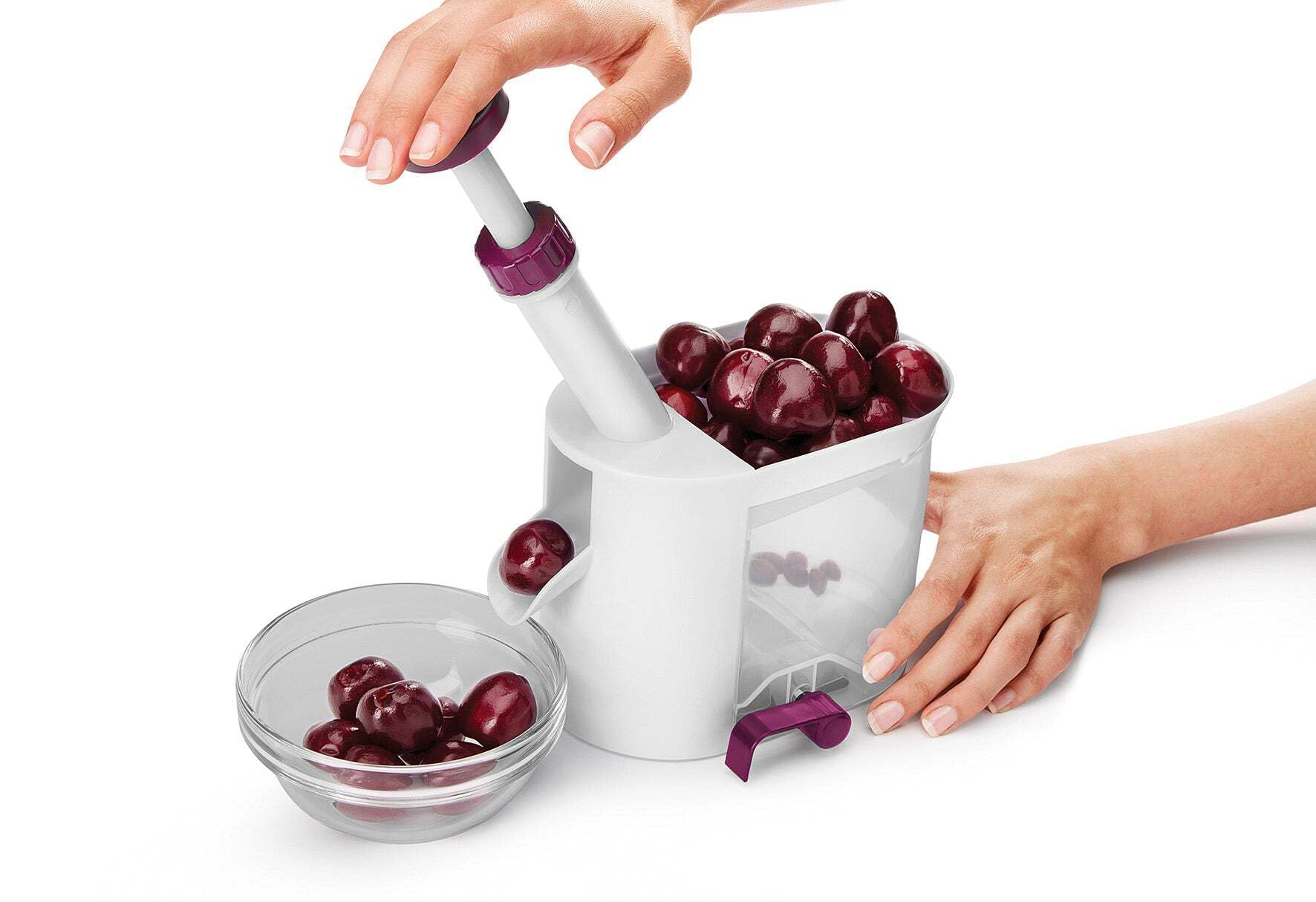 metaltex-cherry-250660-d-noyauteur-cerises-et-olives-blanc image 4
