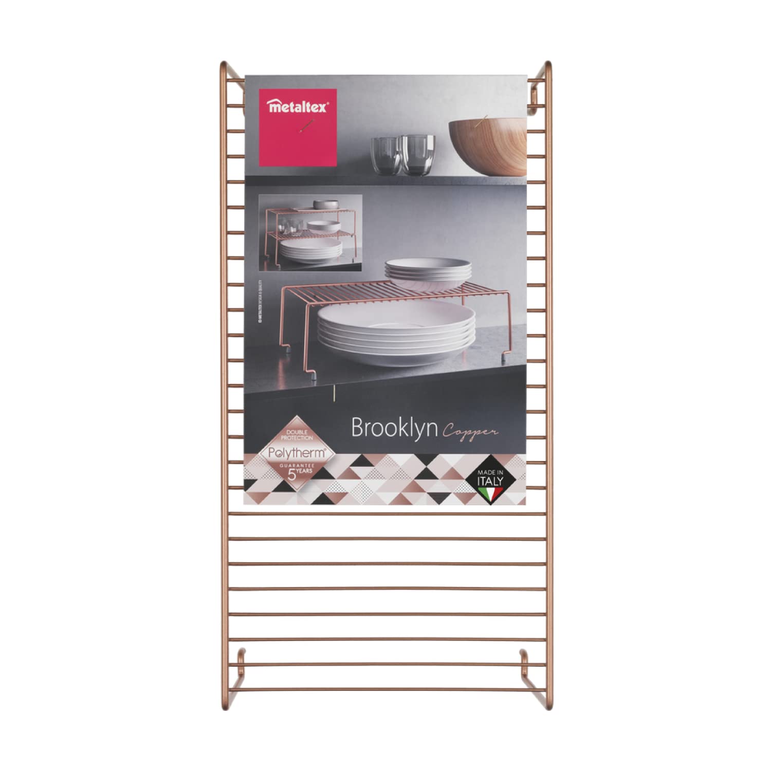 metaltex-brooklyn-pont-de-rangement-empilable-en-m-tal-finition-cuivre image 4