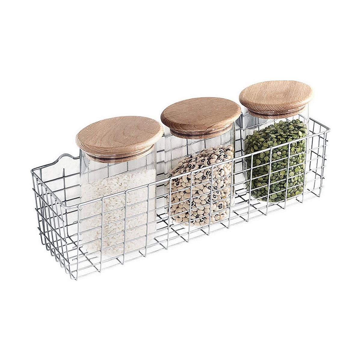 metaltex-koala-panier-poser-tout-usage-avec-roulettes-33-x-12-x-9-cm-m-tal-blanc image 2