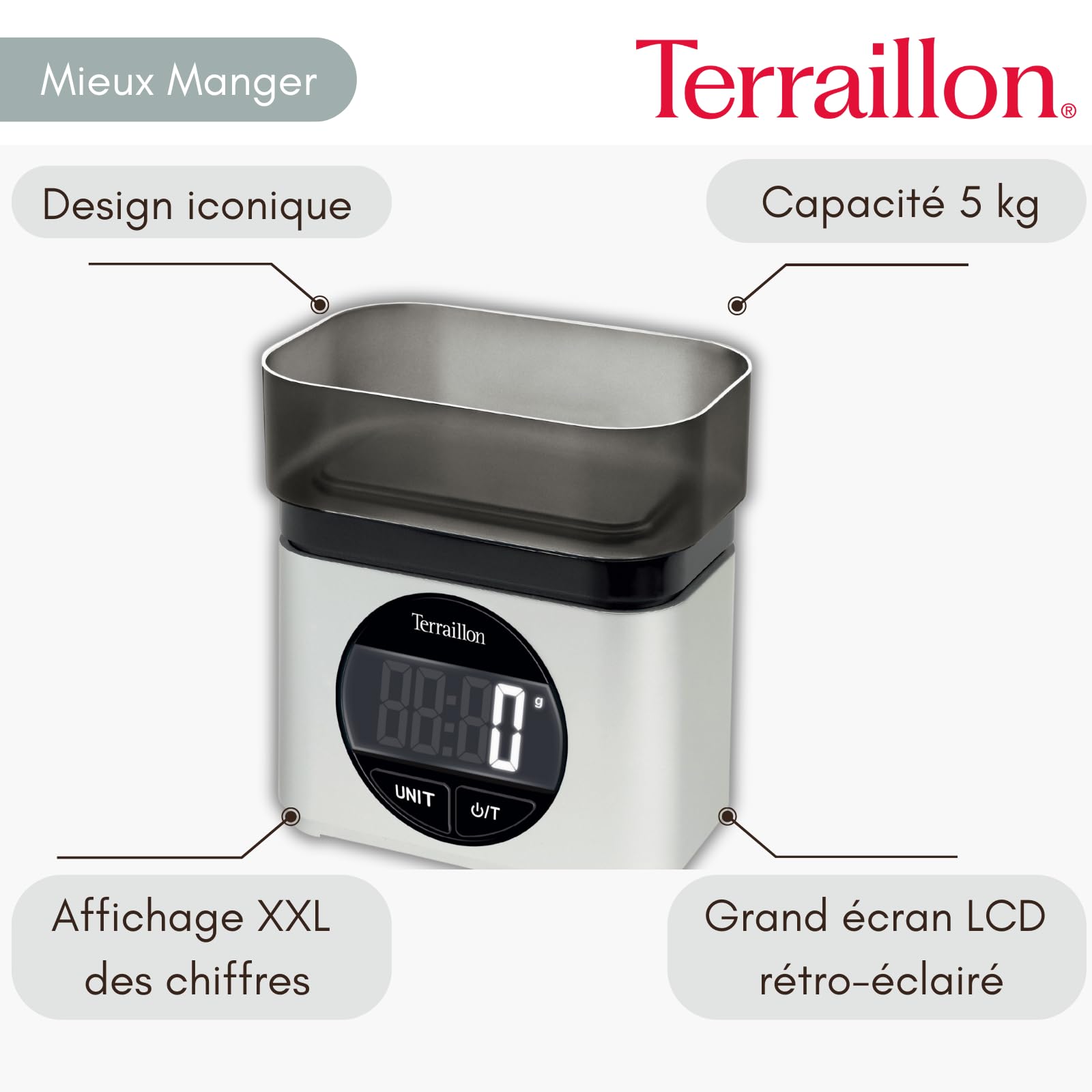 terraillon-balance-de-cuisine-mythique-ba22-design-r-tro-bol-0-7l-cran-lcd image 2