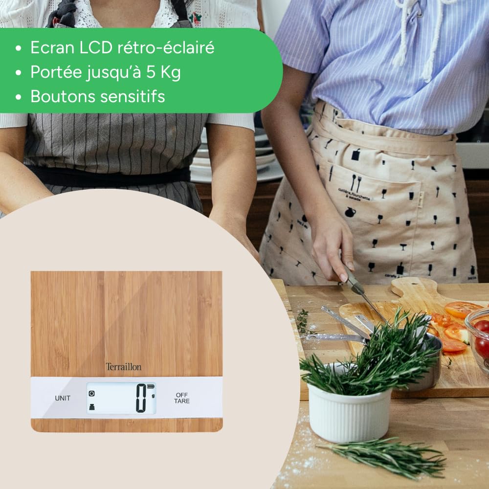 balance-de-cuisine-lectronique-terraillon-bamboo-usb-c-rechargeable-3-kg image 5