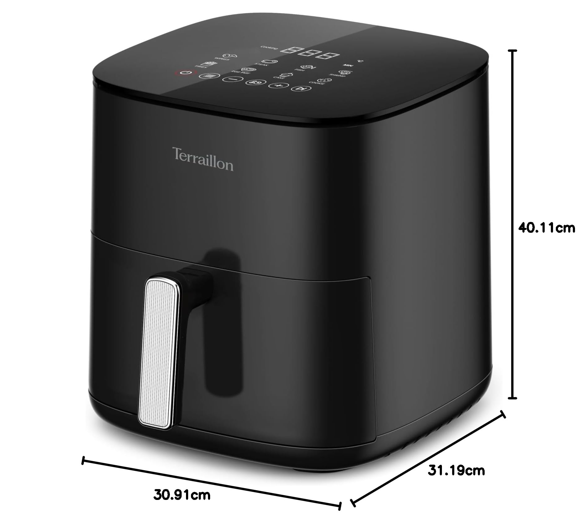 terraillon-air-fryer-cook-fry-5l-friteuse-air-1500w-8-programmes-cran-tactile-le image 7