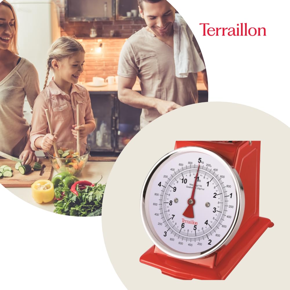 terraillon-balance-de-cuisine-m-canique-vintage-trad-500-avec-bol-1l-5-kg-inox image 5