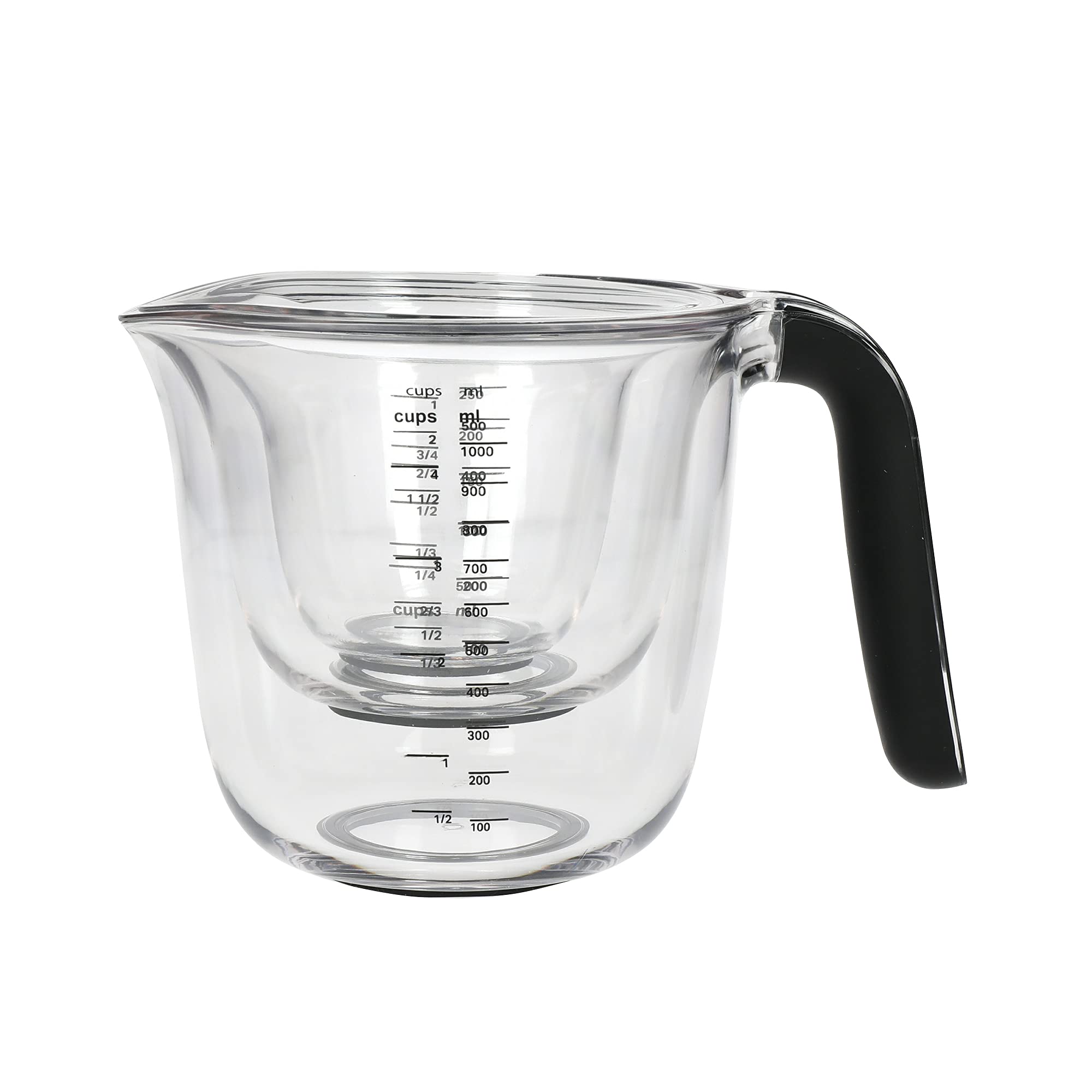 kitchenaid-set-de-3-pichets-mesurer-noir-1l-500ml-250ml image 1