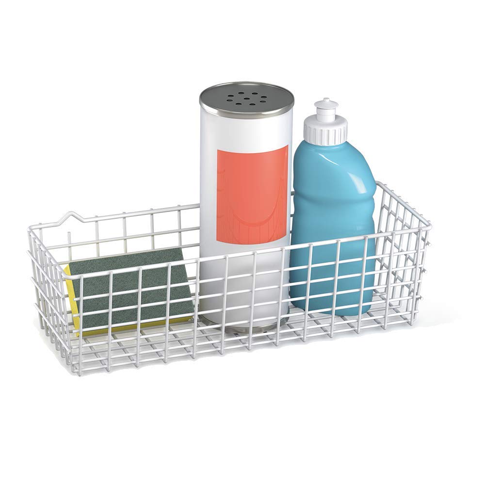 metaltex-pandino-panier-de-rangement-multi-usages-en-m-tal-blanc-33-cm-made-in-i image 2