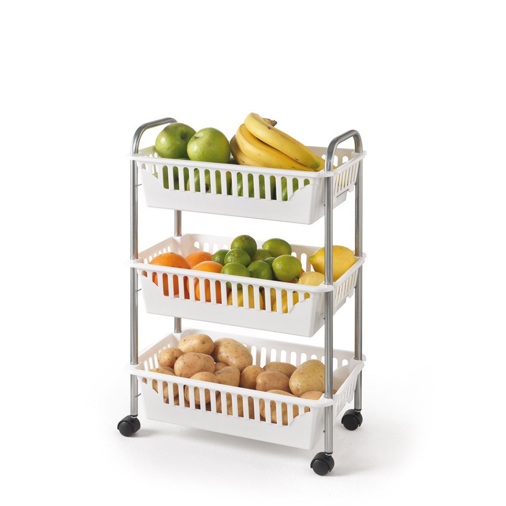 metaltex-oslo-desserte-3-tages-en-m-tal-et-plastique-blanc-dimensions-41-x-26-x- image 1