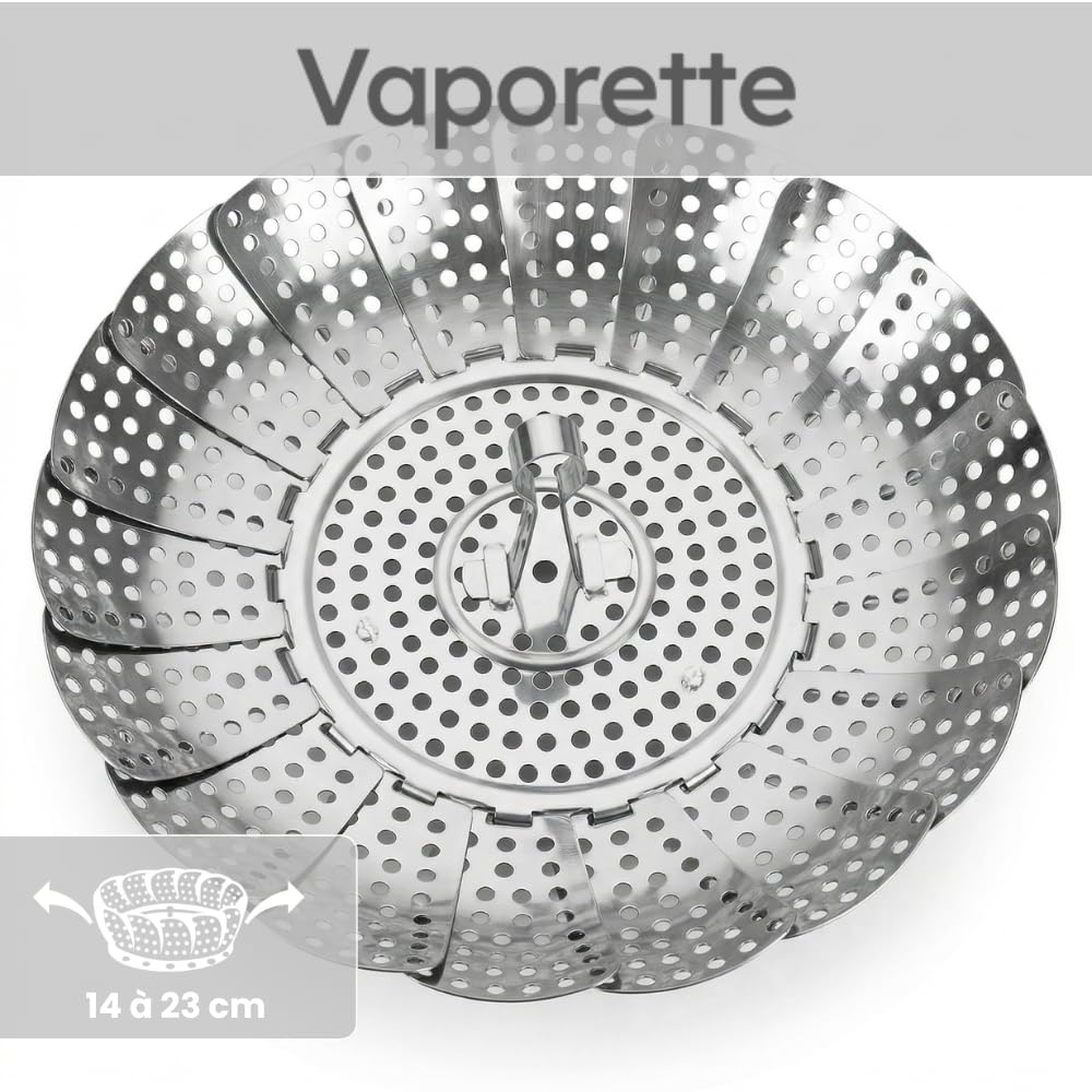 metaltex-vaporette-panier-vapeur-inox-pliable-14-x-23-cm-argent image 4