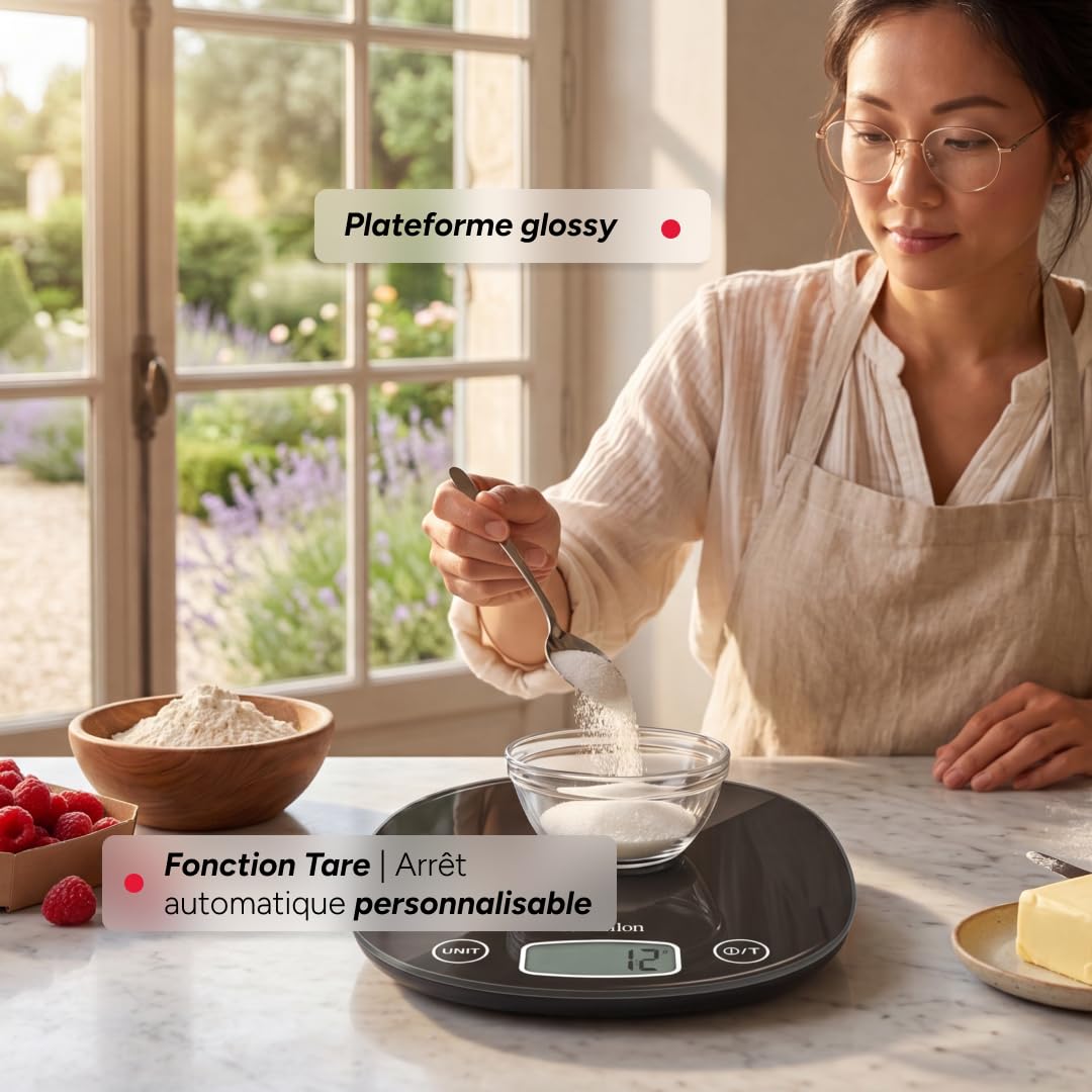 terraillon-macaron-balance-de-cuisine-lectronique-5kg-pr-cision-1g-noir image 3