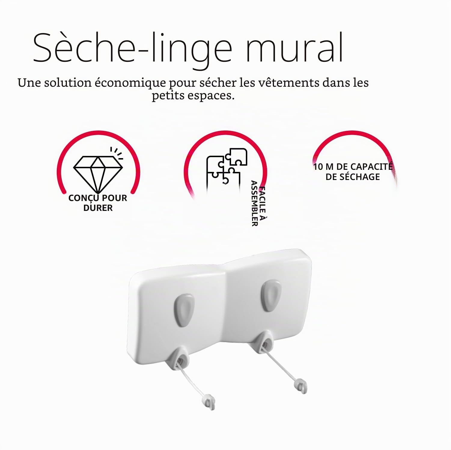 metaltex-malaga-406372-s-che-linge-mural-2-fils-de-5-m-blanc image 4