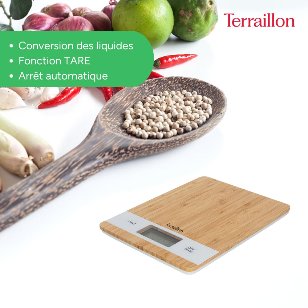 balance-de-cuisine-lectronique-terraillon-bamboo-usb-c-rechargeable-3-kg image 6