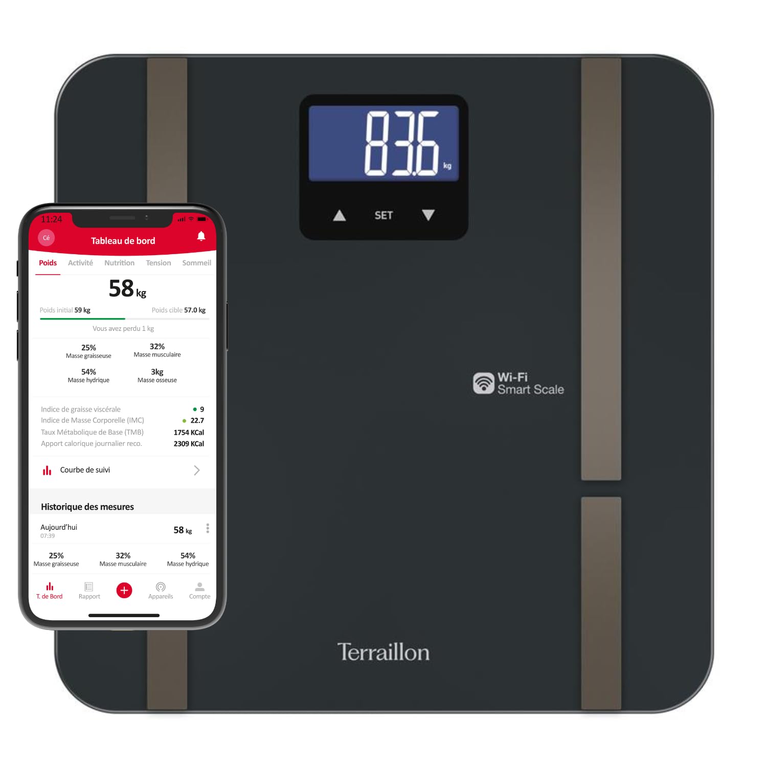 balance-connect-e-terraillon-master-fit-ultra-avec-wi-fi-imp-dancem-tre-fr-quenc image 1
