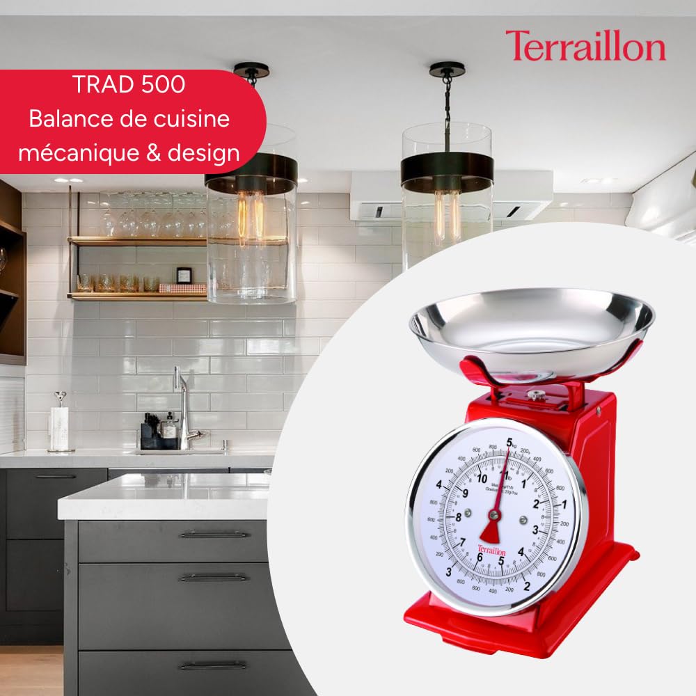 terraillon-balance-de-cuisine-m-canique-vintage-trad-500-avec-bol-1l-5-kg-inox image 4