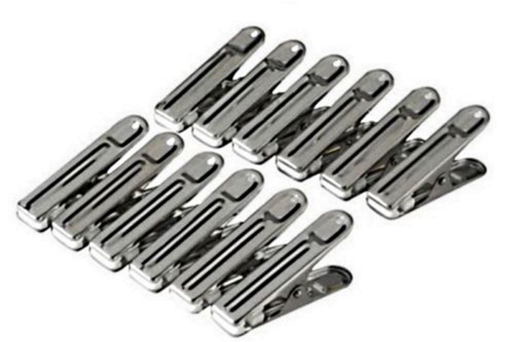 metaltex-pinces-linge-en-inox-12-pi-ces-6-cm image 1