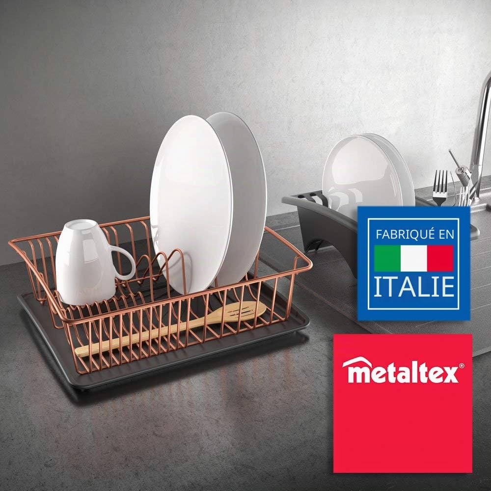 metaltex-aquatex-plus-gouttoir-avec-bac-de-rangement-et-plateau-35-x-30-x-12-cm- image 4