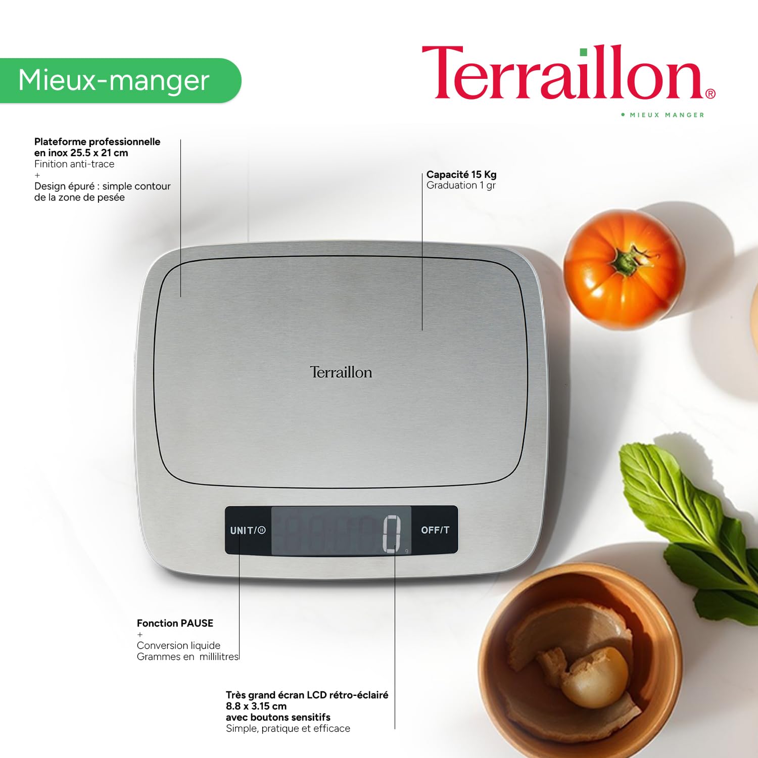 terraillon-my-cook-15-inox-balance-de-cuisine-15-kg-cran-lcd-inox image 6