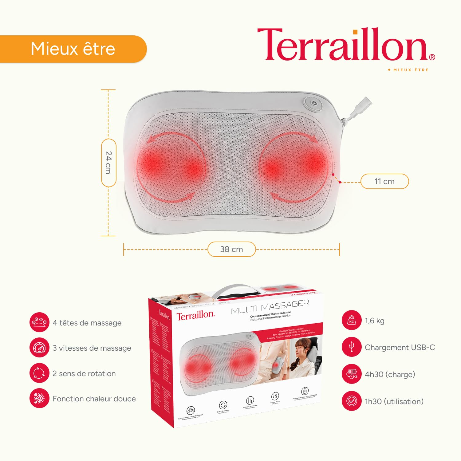 terraillon-multi-massager-coussin-massant-chauffant-shiatsu-usb-c image 6