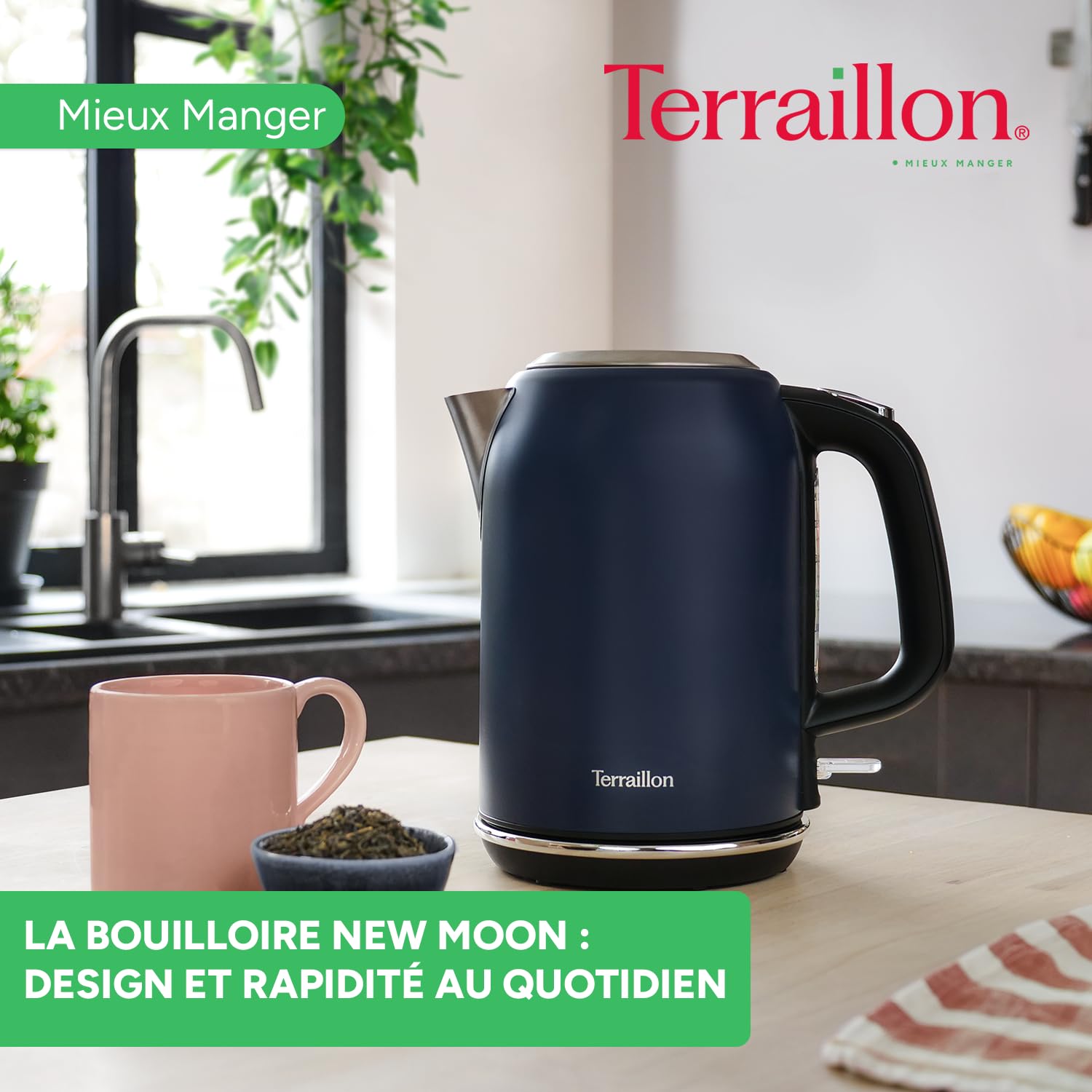 terraillon-new-moon-bouilloire-lectrique-1-7-l-2200-w-inox-peint-bleu image 2