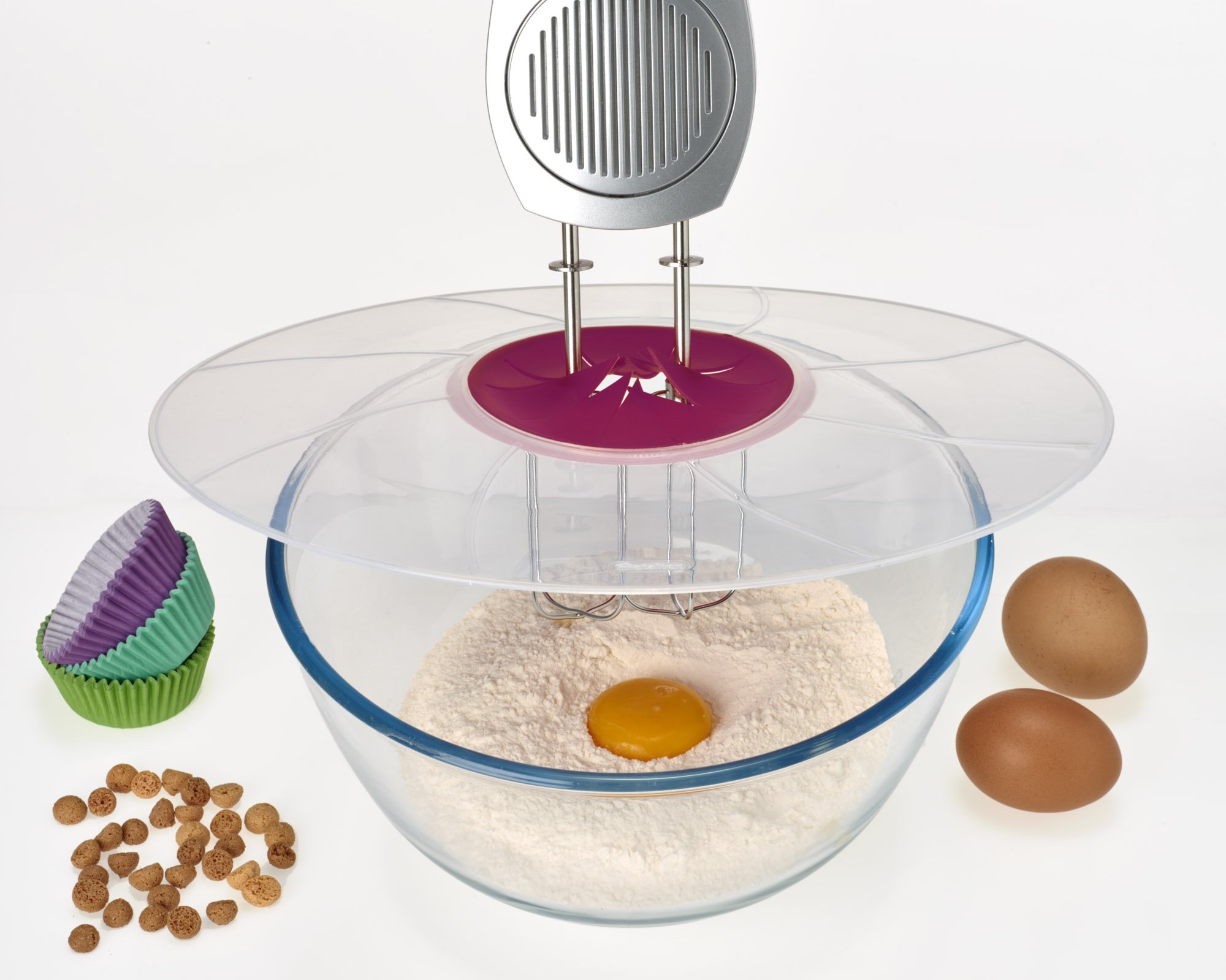 metaltex-couvercle-de-protection-pour-mixer-anti-claboussures-transparent image 2
