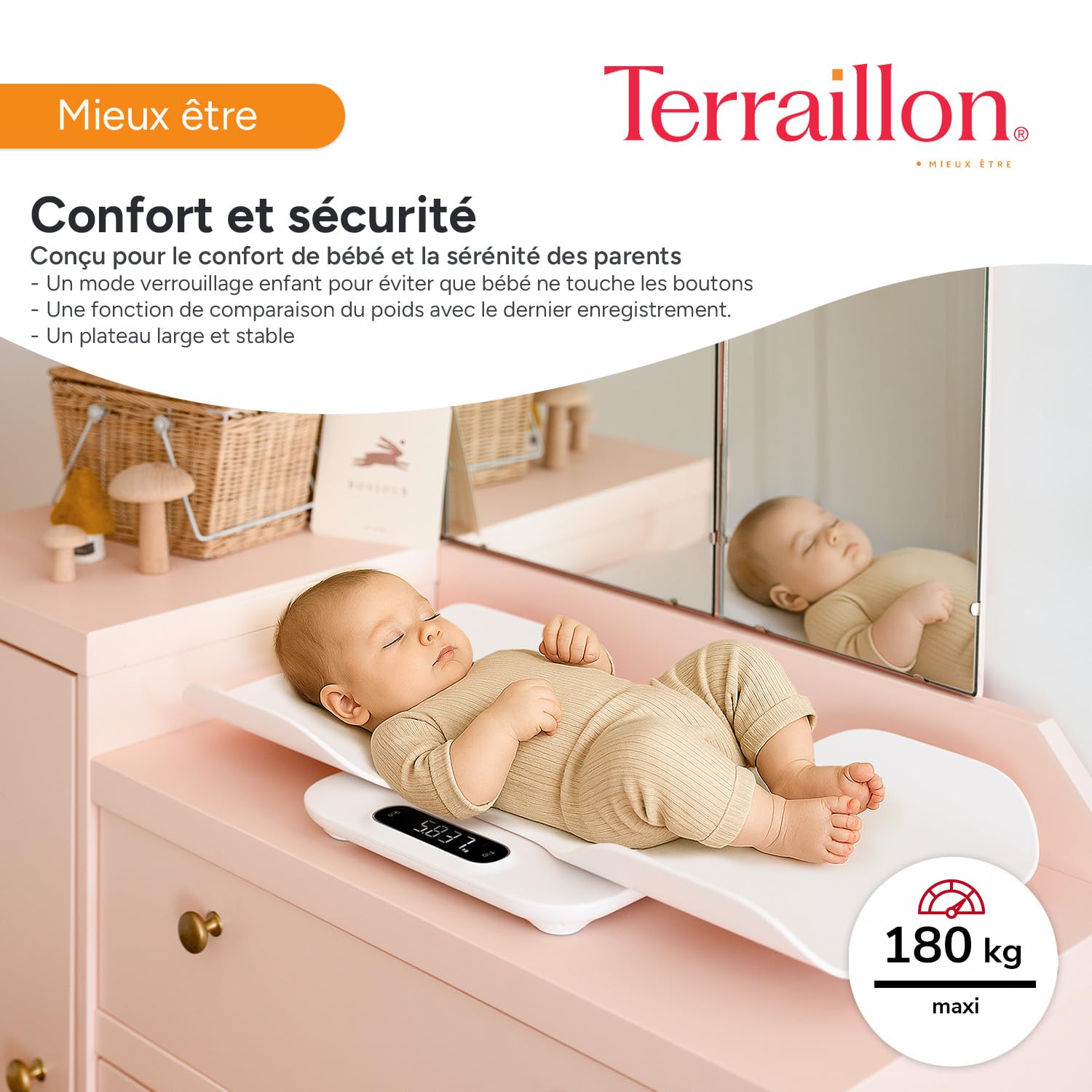 terraillon-baby-fit-p-se-b-b-2-en-1-avec-nacelle-d-tachable-blanc image 4