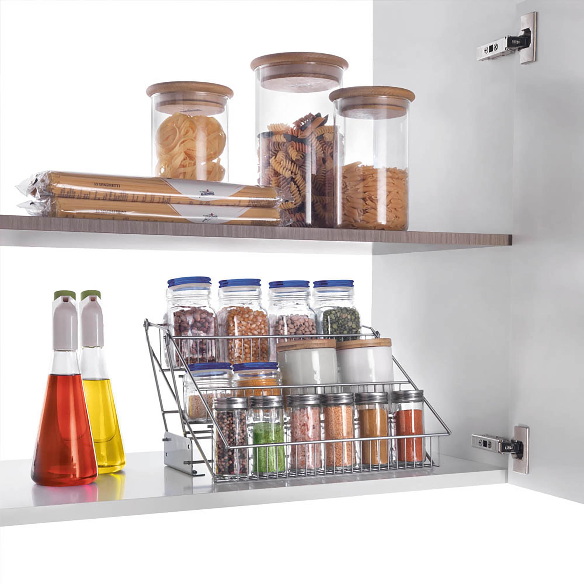 metaltex-up-down-tag-re-pices-rabattable-3-niveaux-organiseur-de-placard-avec-sy image 3