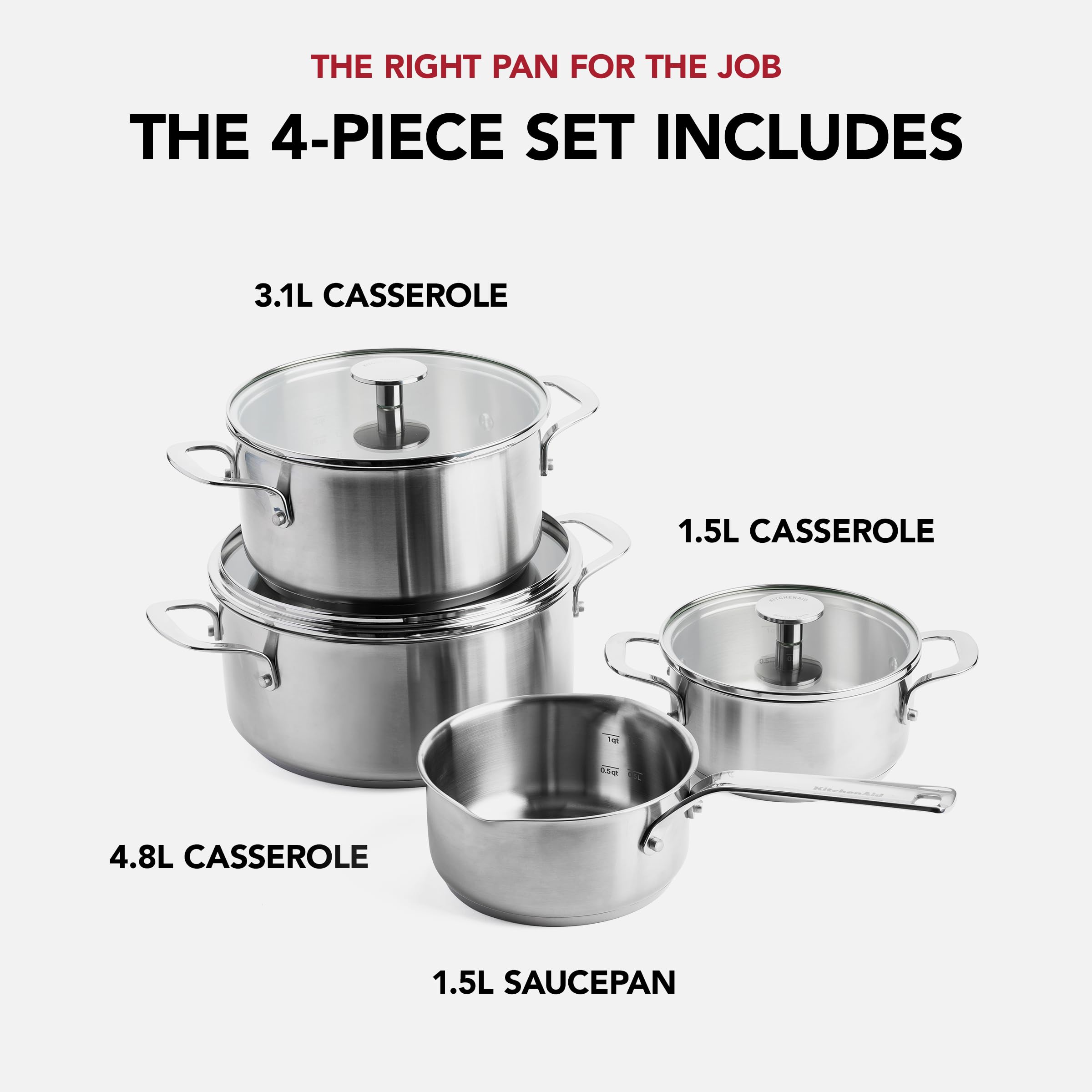 kitchenaid-batterie-de-cuisine-en-acier-inoxydable-7-pi-ces-antiadh-sive-3-couch image 2