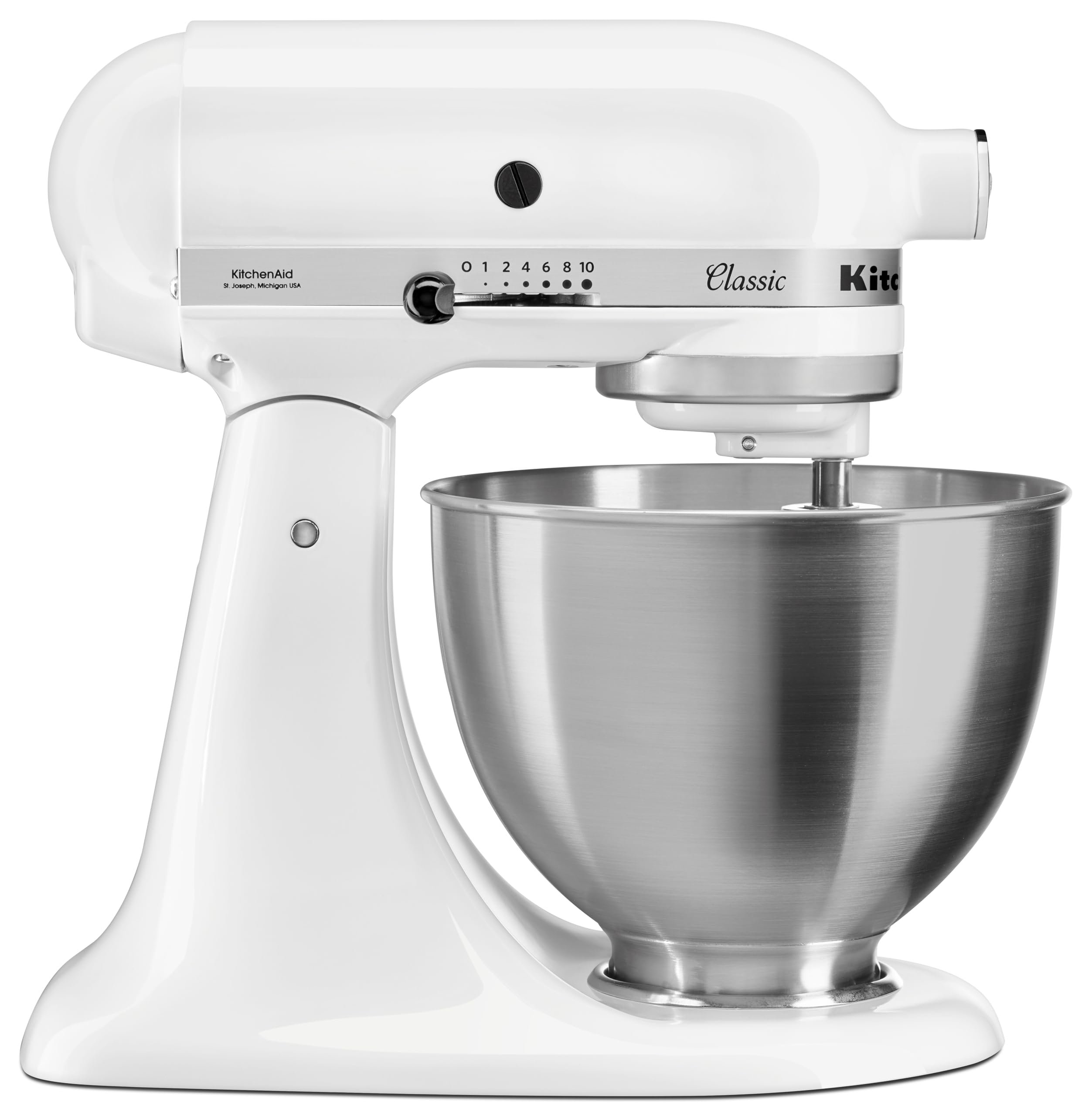 kitchenaid-robot-p-tissier-classic-4-3l-t-te-inclinable-275w-blanc-multifonction image 3
